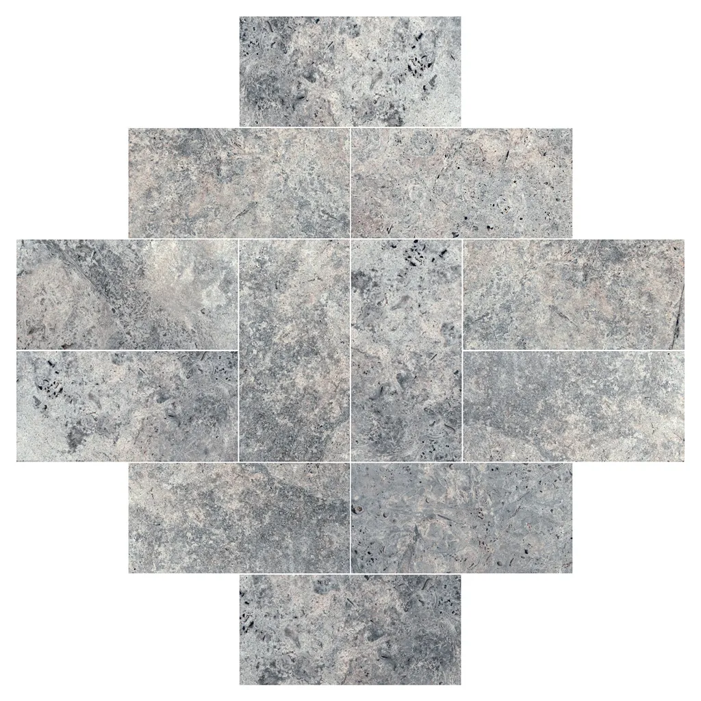 Silver Travertine Paver