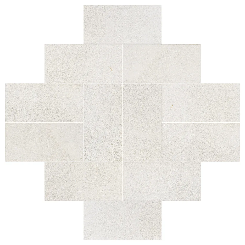 Crema Bella Sandblasted Marble Paver