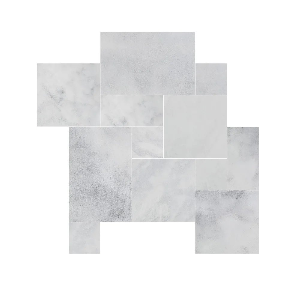 Carrara Leatheted Marble Paver